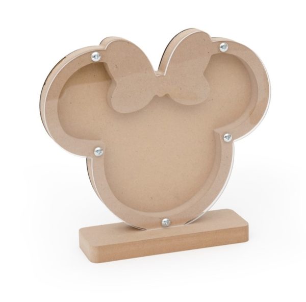 FRAME MONEYBOX MOUSE GIRL 20.8X18.9X1.6CM MDF