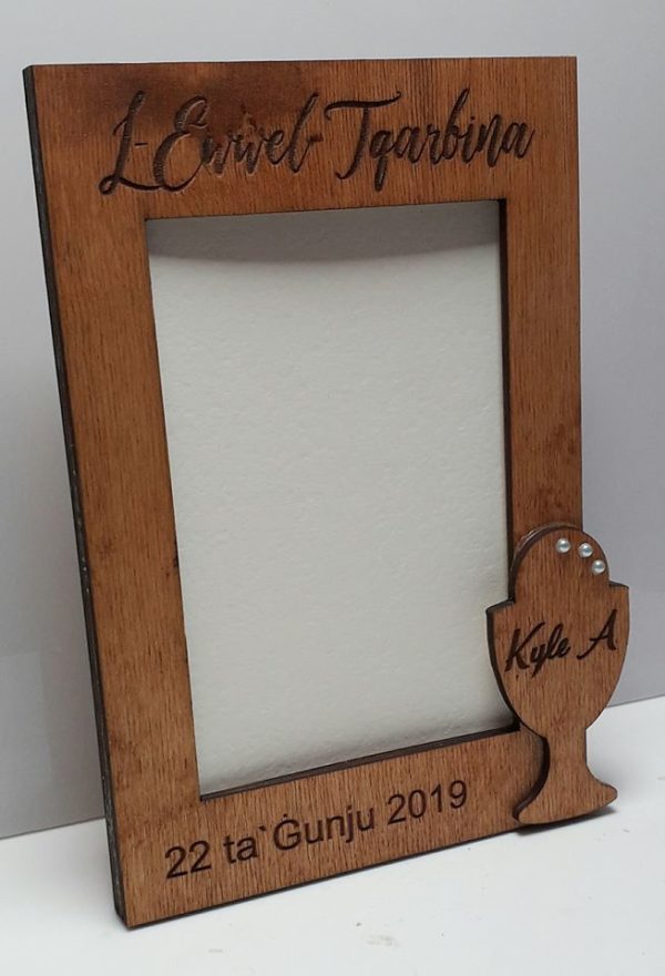 L-ewwel Tqarbina Wooden Frame - Image 3