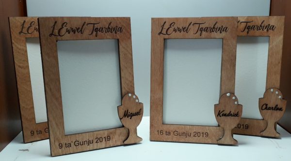 L-ewwel Tqarbina Wooden Frame - Image 2