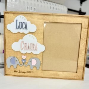 Large Frame - 2 ElephantsTheme