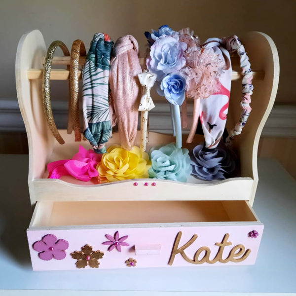 Personalised Hair Accessories Organiser