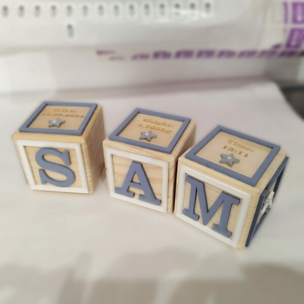 Baby Blocks - Clouds & Stars - Image 4