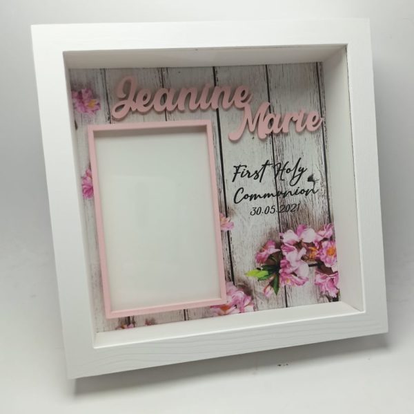 First Holy Communion Square Frame with Glass