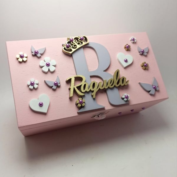 Keepsake Box - Butterfly & Hearts Theme 2