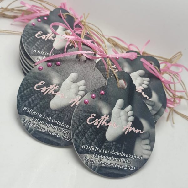 Hanging Baptism Souvenirs - Photo Printing