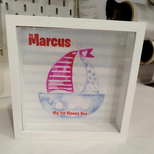 Personalized Moneybox Frame - Jungle Theme - Image 3
