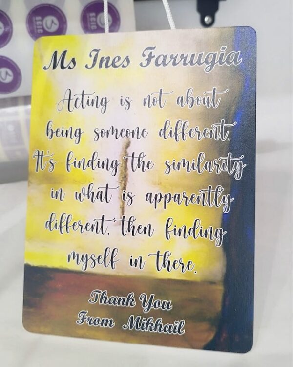 Personalised Hanging Sign - Drama Teacher