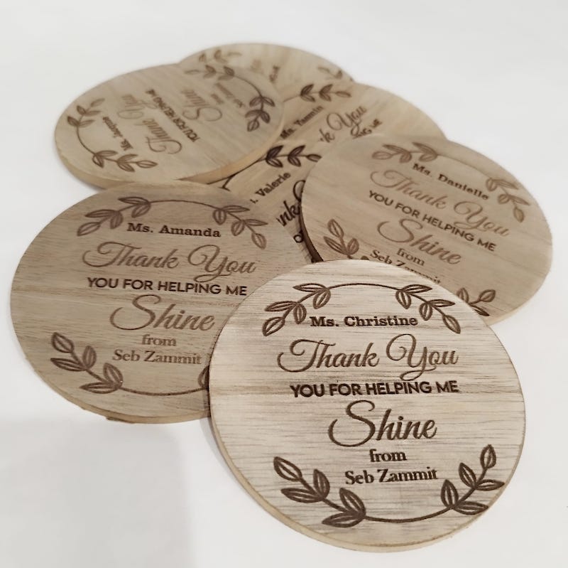 Engraved Coaster Scic Crafts Studio