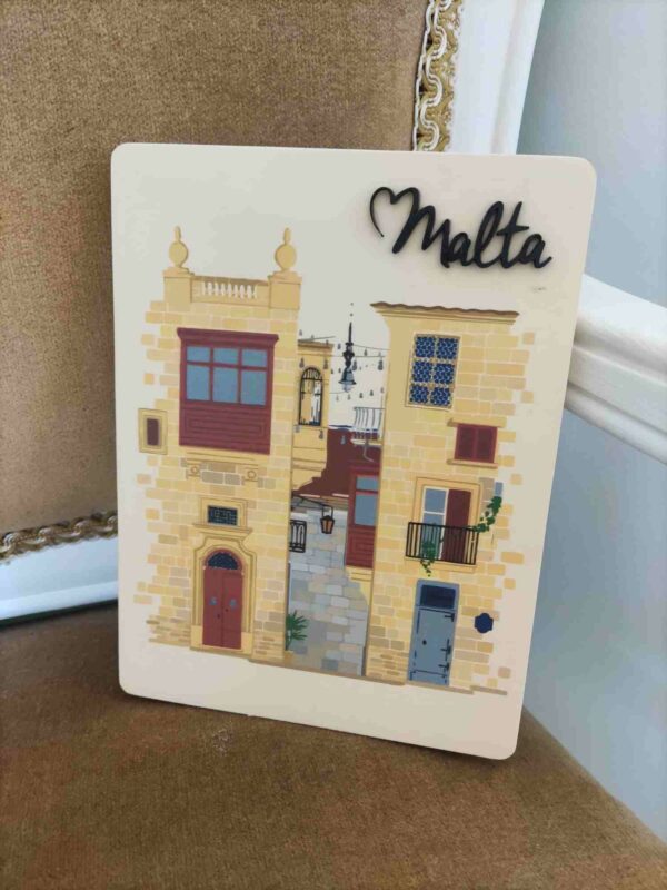 Love Malta - Il-Faċċata bit-Taraġ Print - Image 2