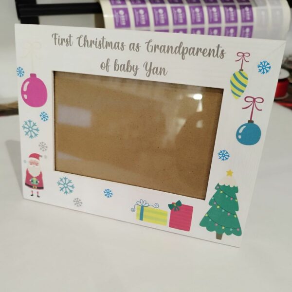 Personalised Printed Frame - Christmas Theme
