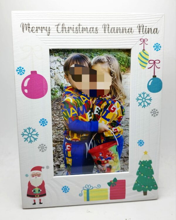 Personalised Printed Frame - Christmas Theme - Image 3