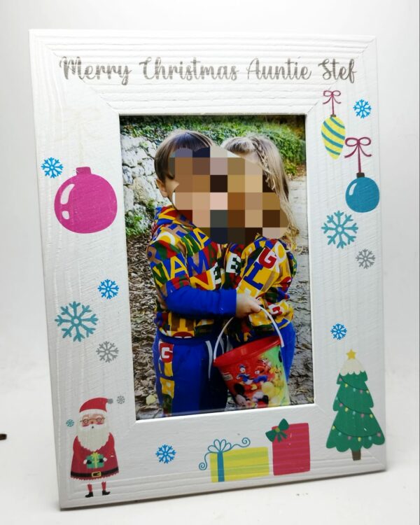 Personalised Printed Frame - Christmas Theme - Image 4