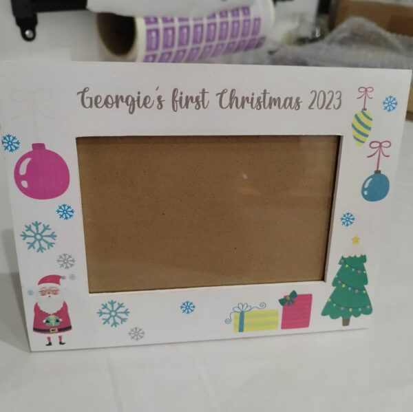Personalised Printed Frame - Christmas Theme - Image 2