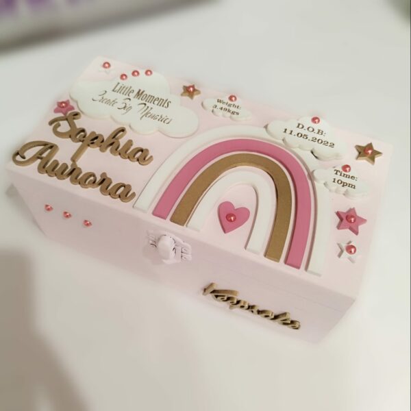 Baby Keepsake Box - Rainbow