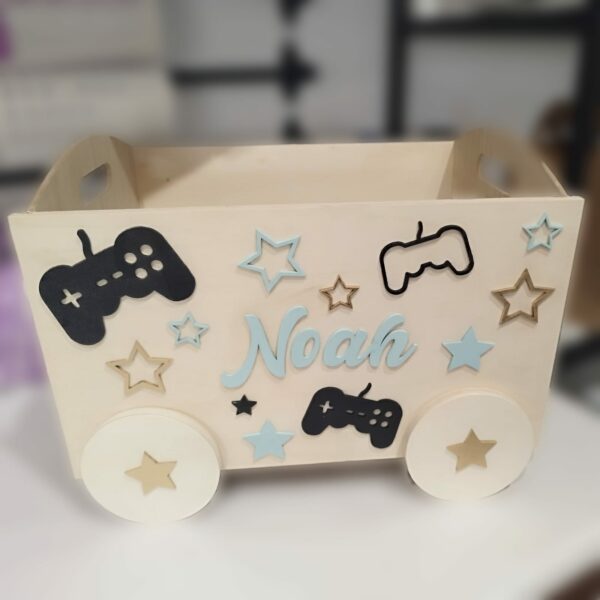 Personalised Kid's Toy Box - Gaming