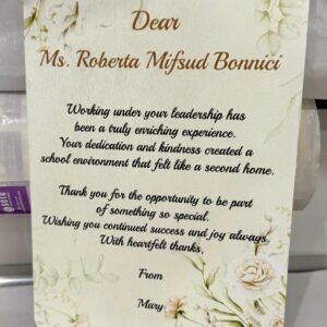 Wooden Hanging Plaque - Special Note - (3 sizes available)