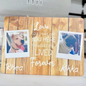 A5 / A4 / A3 Wooden Plaque Print - Pet