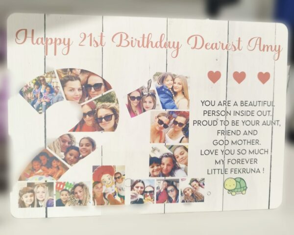Hanging Wooden Plaque - Birthday - (3 sizes available)