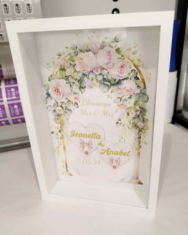 Glass Frame - Wedding Gift