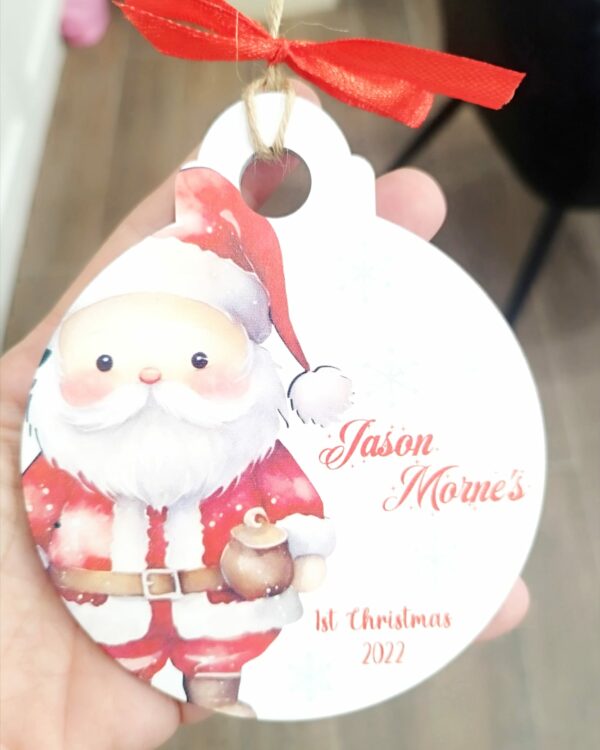 Personalised Bauble - Father Christmas