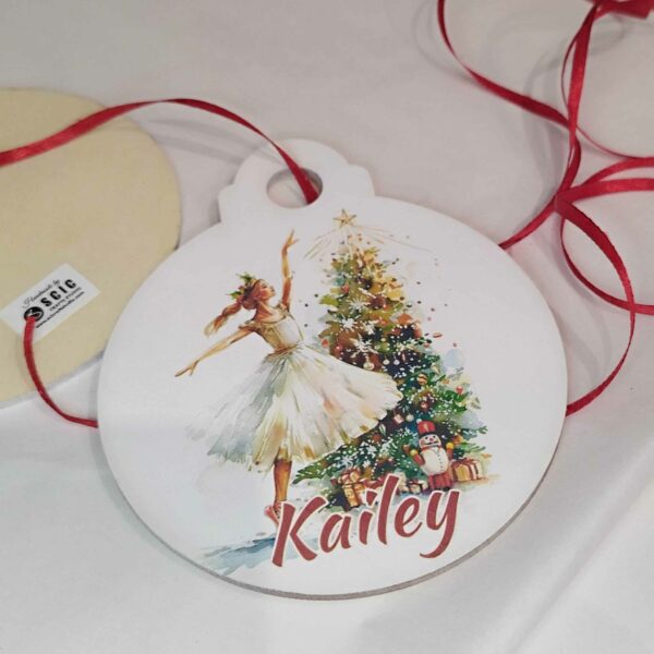 Personalised Bauble - Ballerina