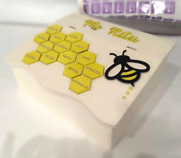 Keepsake box - Teacher's Gift -Bee Theme