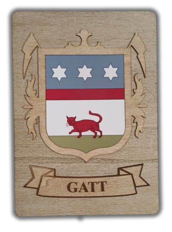 Gatt Surname Family Crest