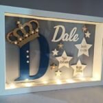 Baby Box Frame with Glass - Prince Theme w/o LED Lights
