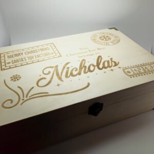 Keepsake Box - The Christmas Eve Box - with inside design and Led light