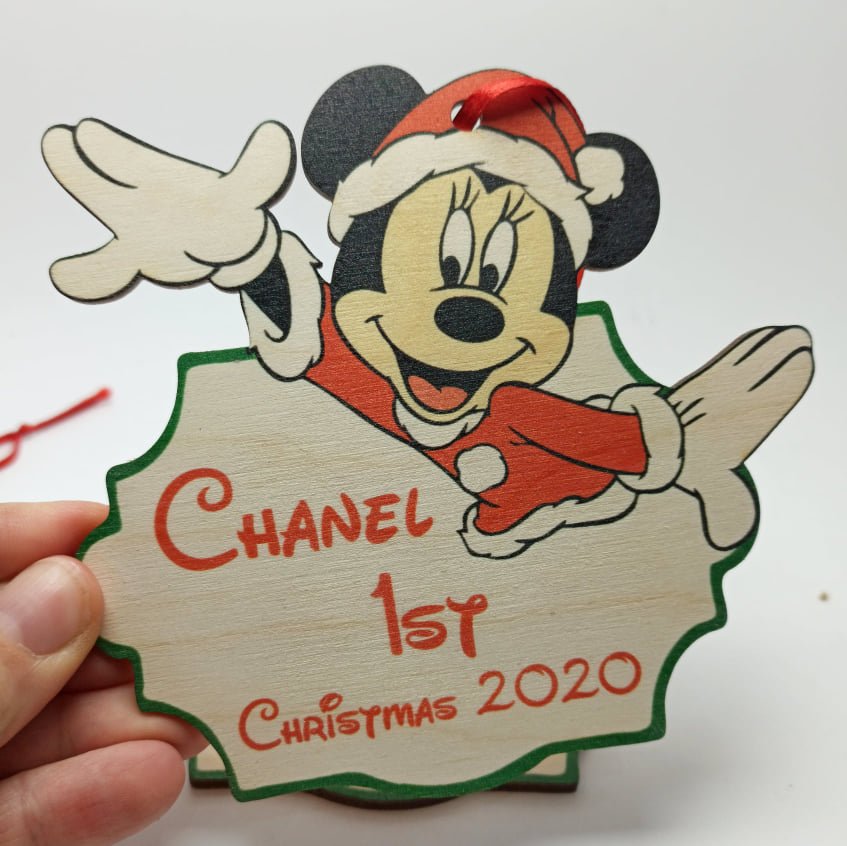 Christmas Bauble - Minnie / Mickey - Image 3