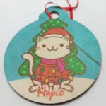 Christmas Bauble - 12x10cm - Cat / Dog