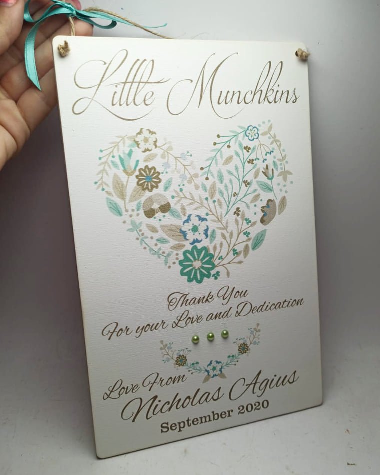 Wooden Hanging Plaque - (3 sizes available)