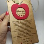 Engraved Wooden Hanging Plaque