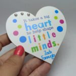 Wooden Heart Plaque - Hanging/Magnet