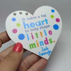 Wooden Heart Plaque - Hanging/Magnet