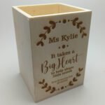 Pencil Holder Box - Engraved