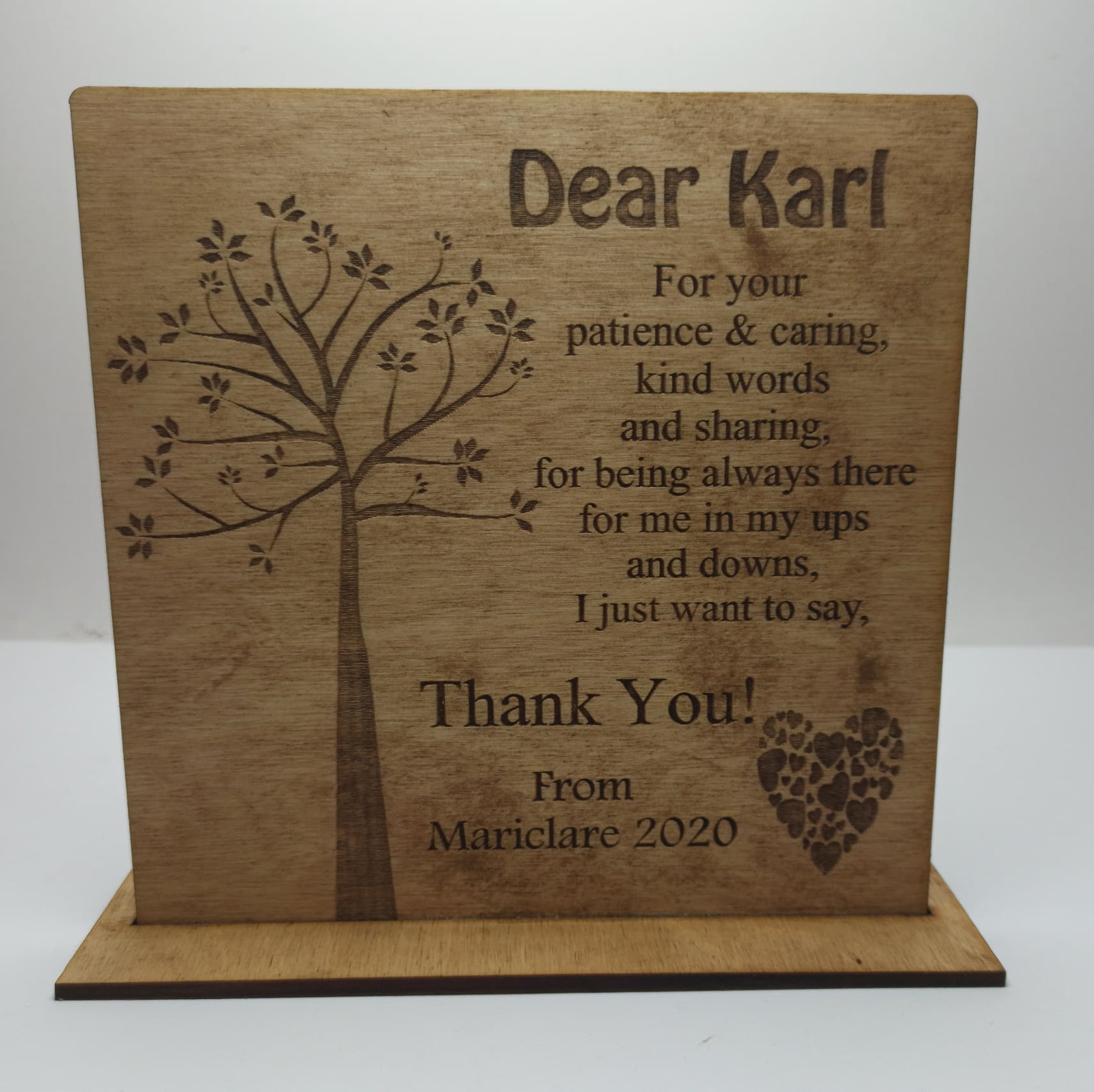Wooden Class Tree with student names - max22 names - Image 9