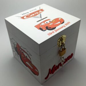 Money box in White  - Cars Theme