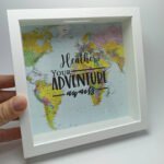 Personalized Moneybox Frame - Adventure Theme - 17X17X3.7CM