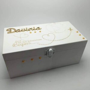 Keepsake Box - Travelling Theme - 20.5x11x9cm