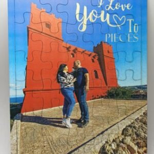 Personalised Photo Puzzle + Text