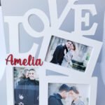 Standing White & Red Love Frame (3 Photos)