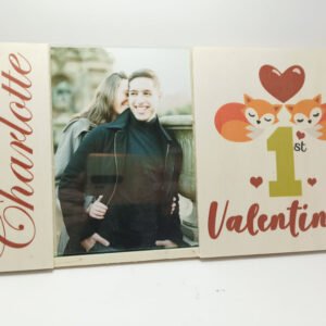 Standing Wooden Valentine's Frame - Years