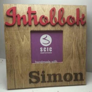 Standing Inhobbok Frame - 20x20x1.2cm