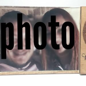 Standing Wooden Valentine's Frame - I love You To The Moon And Back