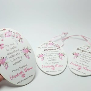 Oval White Souvenir - Various Occasions