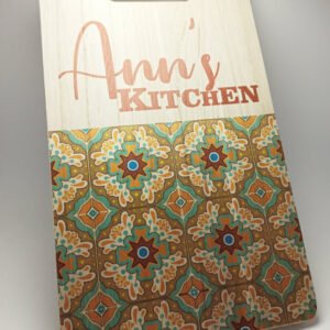 Decorative Wooden Cutting Board - Maltese Tiles