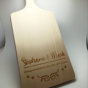 Wooden Beech Cutting Board  - Names & Message