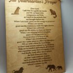 The Veterinarian's Prayer - Engraved - 21x29.7cm
