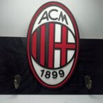 Personalised Football Theme Coat Hanger (4 hooks)- 40x25cm